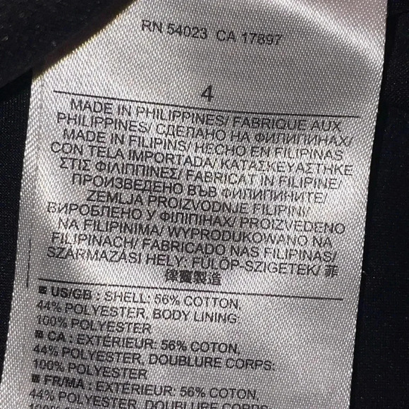 Banana Republic Women's Size 4 Black and White Tweed Pleated A-Line Skirt - Picture 5 of 7